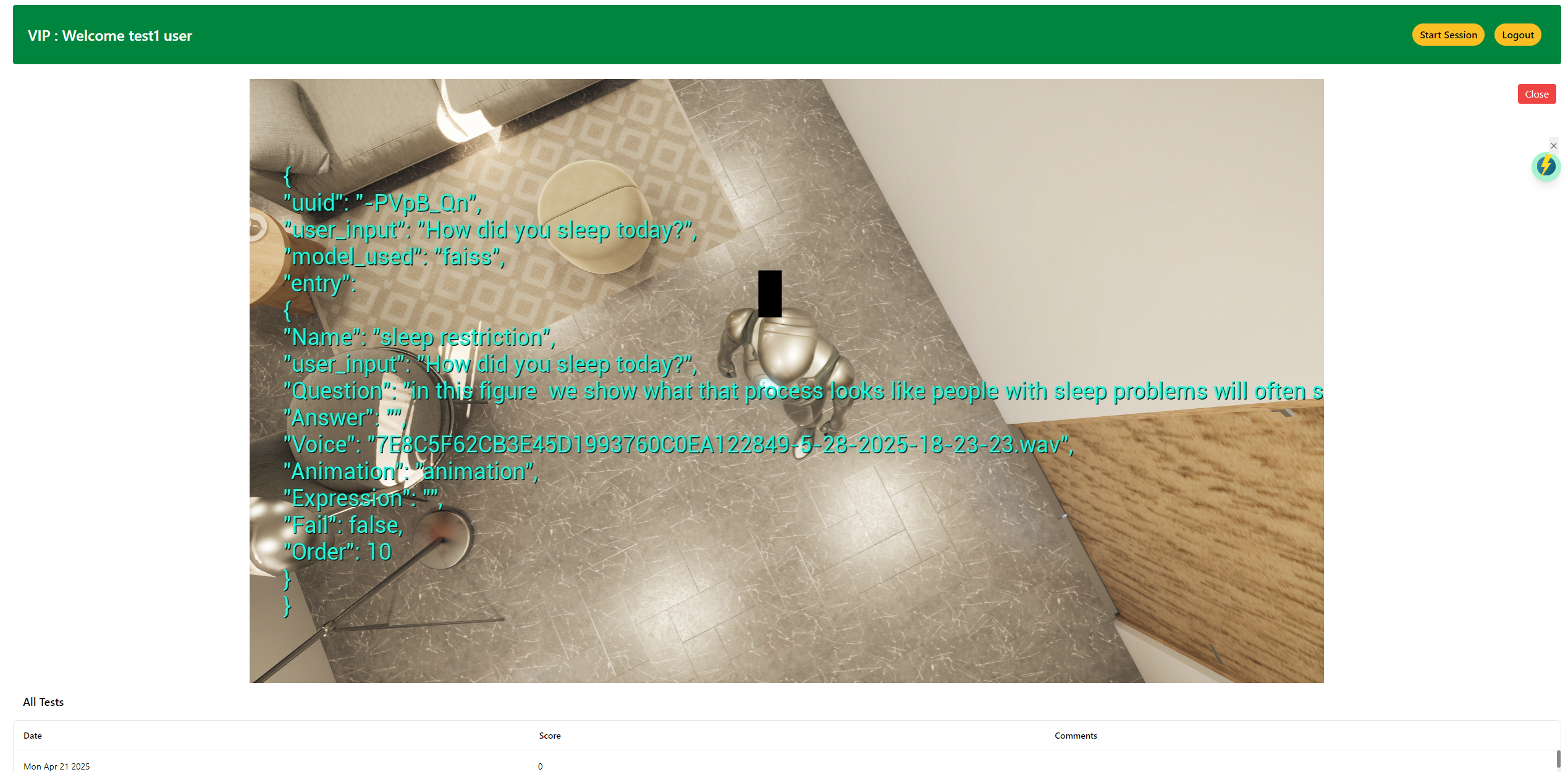 Virtual Human Platform
